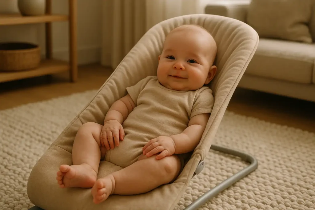 Hamaca para bebé reclinable, comodidad esencial en el primer año de vida